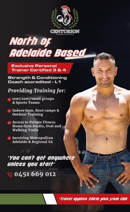 Fitness instructor Adelaide | Home fitness studio gym Adeaide